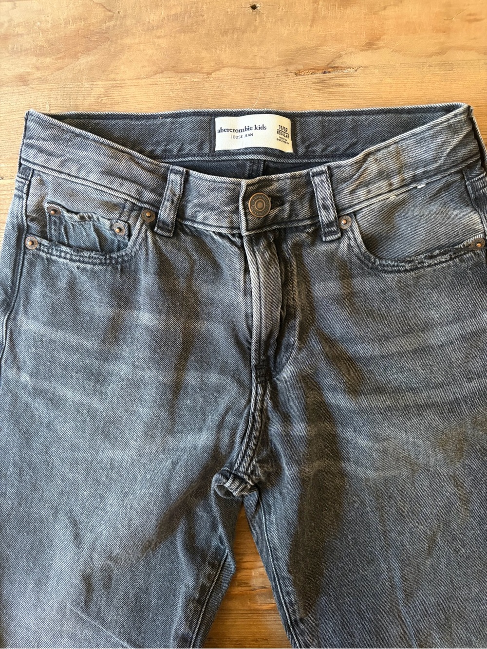Abercrombie Kids black/Grey Wash Jeans